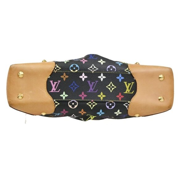 LOUIS VUITTON Judy MM Shoulder Bag Monogram Multi Leather Black M40256 663RL717 - Picture 6 of 16
